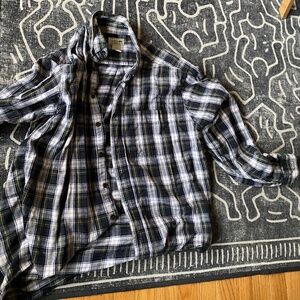 LL Bean Vintage Flannel Size Large